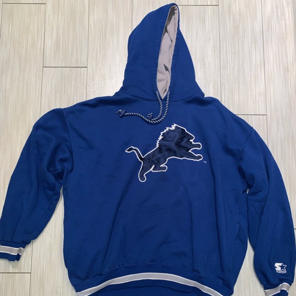 COPY - COPY - Vintage Detroit lions starter hoodie - Picture 1 of 2
